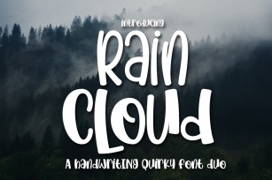 Rain Cloud Font Download