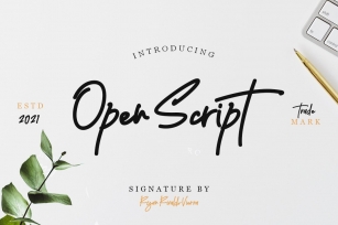 Open Script Font Download