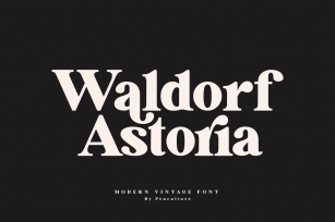 Waldorf Astoria Font Download