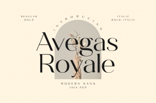 Avegas Royale Font Download