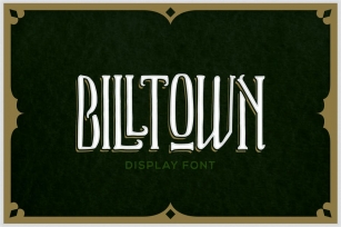 Billtown Font Download