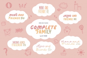 Mono and friends d Font Download