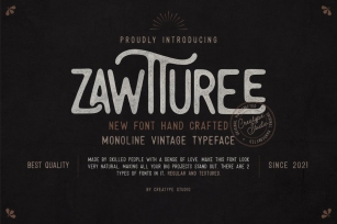 Zawturee Vintage Business Font Font Download