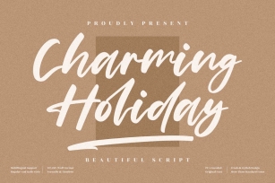 Charming Holiday Handwritten Font LS Font Download