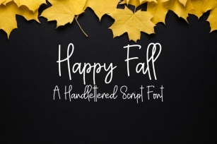 Happy Fall Font Download