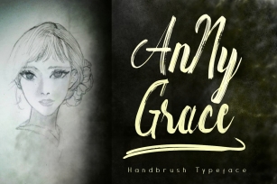 Anny Grace Hand brush Typeface Font Download