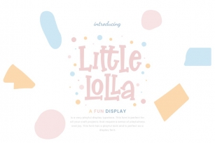 Little Lolla Fun Advertisement Font Font Download