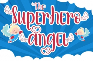 The Superhero Angel Font Download