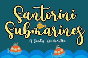 Santorini Submarines Font Download