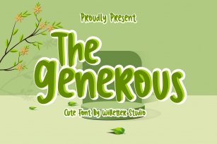 The Generous Font Download
