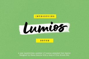 Lumios Brush Font Download