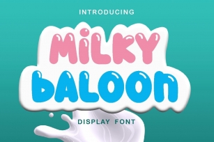 Milky Baloon Font Download