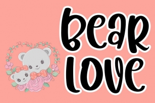 Bear Love Font Download
