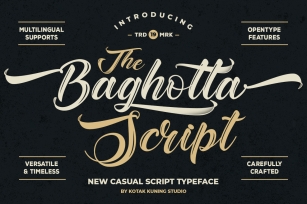 The Baghotta Scrip Font Download