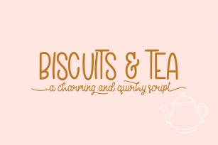 Biscuits and Tea Font Download