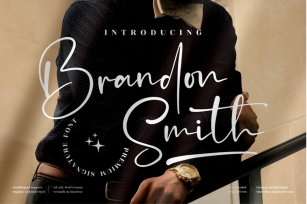 Brandon Smith - Stylish Signature Font Font Download