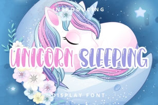 Unicorn Sleeping Font Download