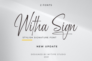 Witha Sign 2 Signature Font Download