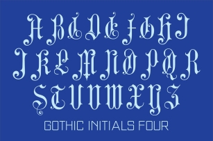 Gothic Initials Four Font Download
