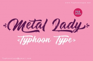 Metal Lady Font Download