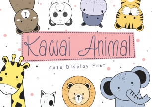 Kawai Animal Font Download