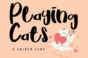 Playing Cats Font Download