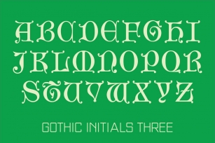 Gothic Initials Three Font Download
