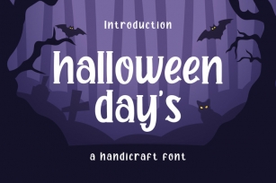 Haloween Day's - Display Font Font Download