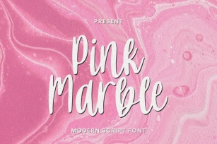Web Pink Marbles Font Download