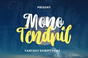 Web Mono Tendril Font Download