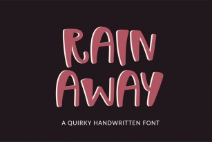 Rain Away Font Download