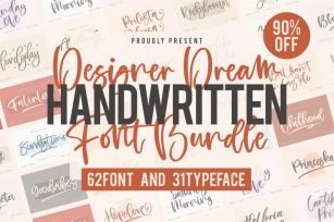 SALE! Handwritten Font Bundle from Perspectype Studio Font Download