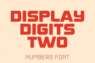 Display Digits Two Font Download