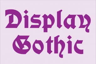 Display Gothic Font Download