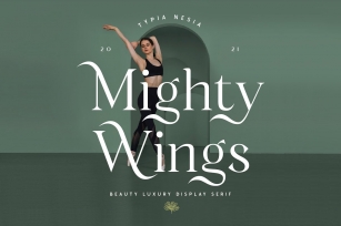 Mighty Wings Serif Font Download