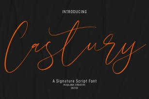 Castury Signature Script Font Download