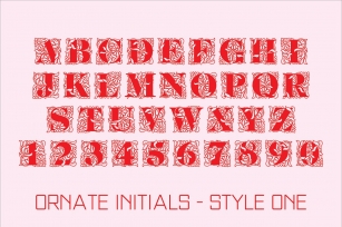 Ornate Initials Font Download
