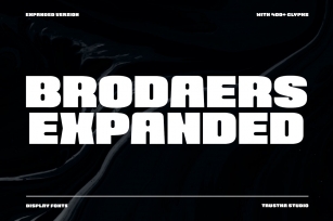 Brodaers Expanded Font Download
