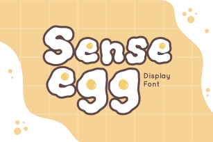 Sense egg Display Font Download