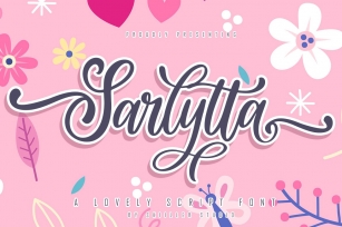 Sarlytta A Lovely Script Font Download