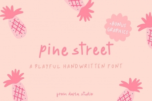 Playful Handwritten Pine Street Font Download