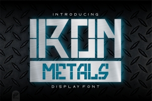 Iron Metals Font Download