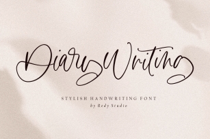 Diary Writing Font Download