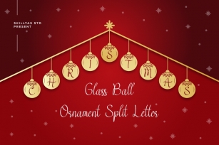 Christmas Glass Ball Font Download