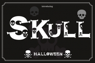 Skull Halloween Font Download