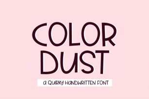 Color Dust Font Download