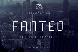 Fanteo Futuristic Typeface Font Download
