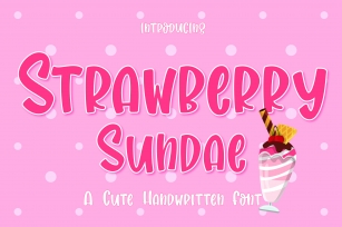 Strawberry Sundae Font Download