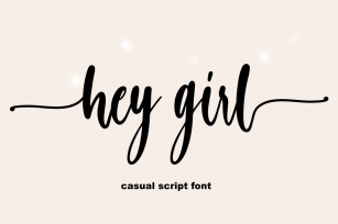 Hey girl Font Download
