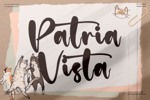 Patria Vista Beautiful Script Font Download